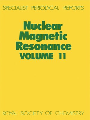 cover image of Nuclear Magnetic Resonance, Volume 11